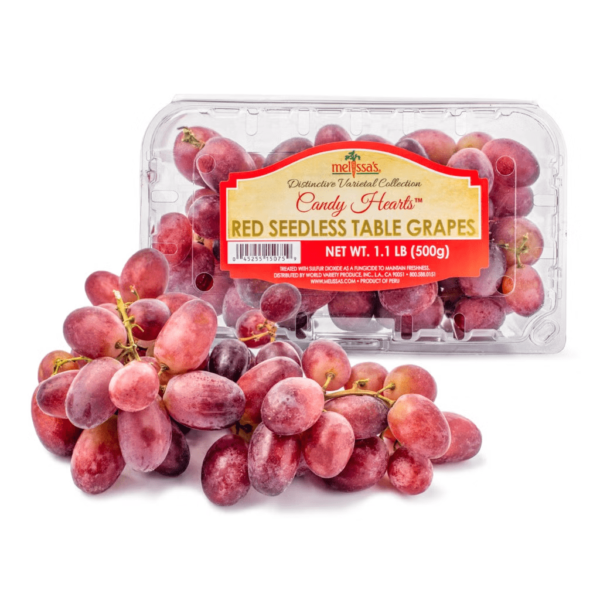 Candy Hearts Red Seedless Grapes 1-1.1 lb